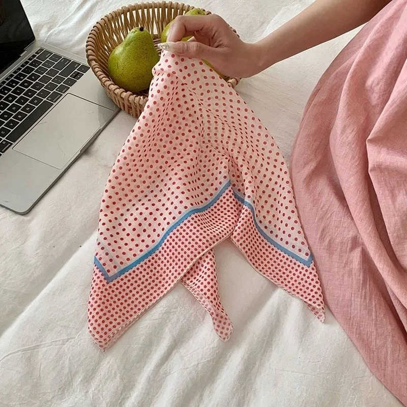 lenco-de-seda-rosa-com-poas-fino-estilo-coreano-retro-versatil-e-artistico-para-mulheres-colecao-primavera-verao-2025