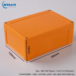 DIY Housing Electronic Project Case Outdoor Waterproof plastic organizing boxes Instrument Waterproof Junction Box 186*130*72mm