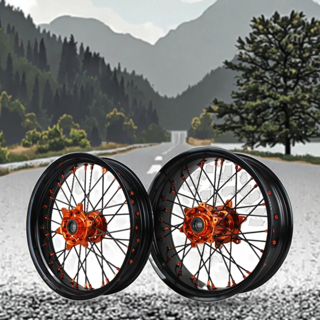 

China Factory Motorcycle Accessories 17/16 Inch Aluminum Alloy Motorcycle Wheels EXC/SXF for Supermoto