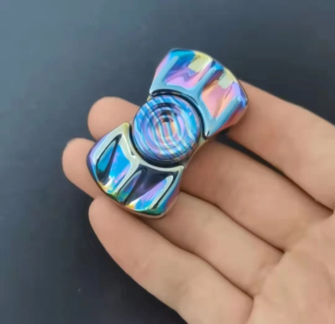 Bad Butterfly 1.0 Zirconium and Titanium Rotating Gyroscope Decompression Toy EDC