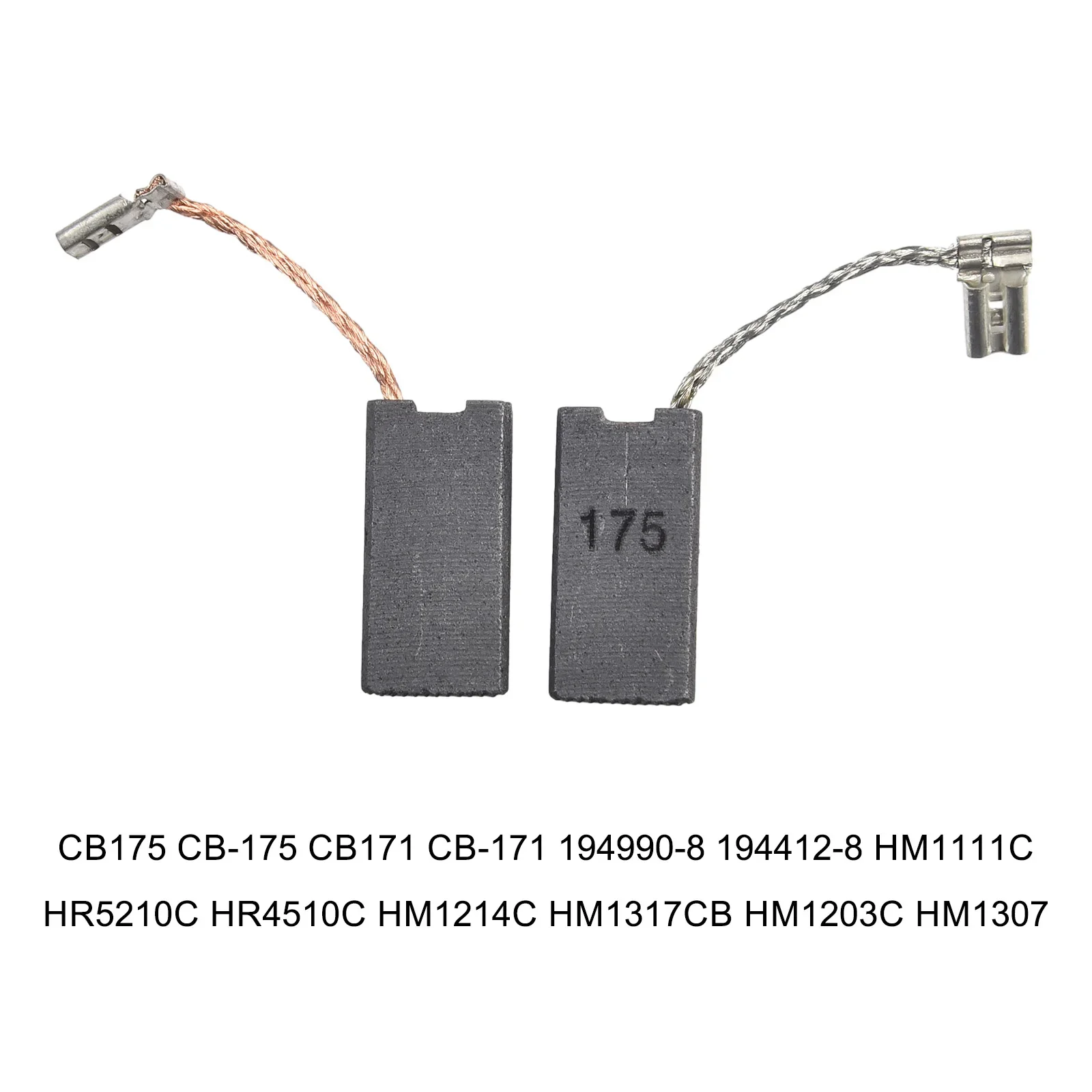 

CB-175 Carbon Brushes For CB-175 195844-2 194990-8 HM1213C HM1214C HM1317C For Angle Grinder Power Tool Accessories