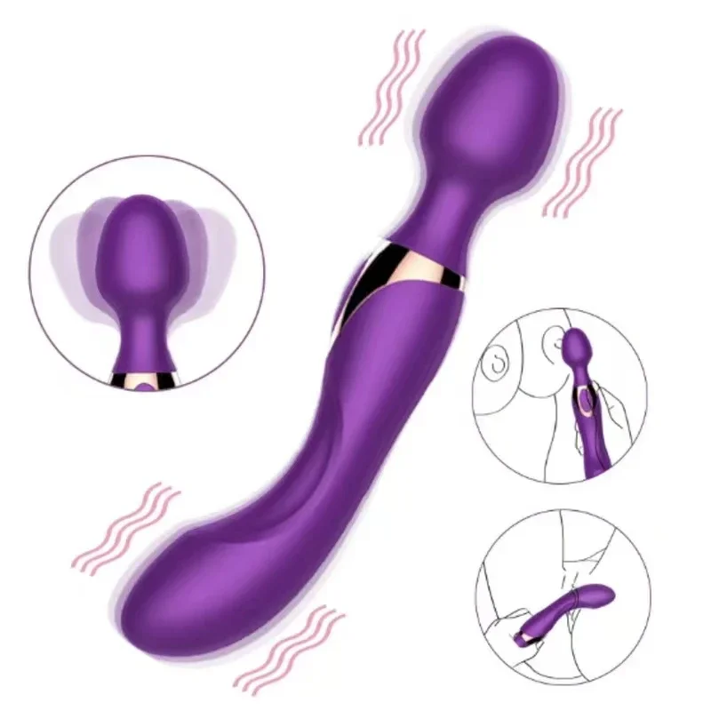 10 ความเร็วที่มีประสิทธิภาพVibrator Clitorisช่องคลอดGจุดกระตุ้นAVนวดSticks DildoหญิงMasturbatorของเล่นสําหรับผู้ใหญ่ผู้หญิง 18 +
