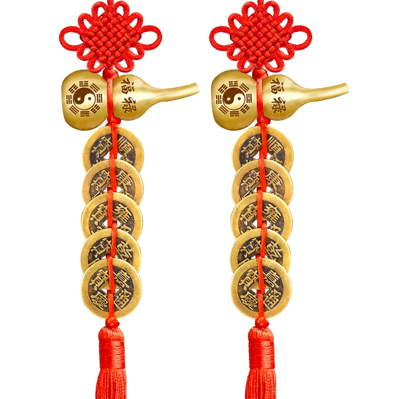 taiwan-pure-brass-wudi-coin-door-hanging-ornament-luy-knot-bede-teold-pring-large-entrance-hanging-decoration