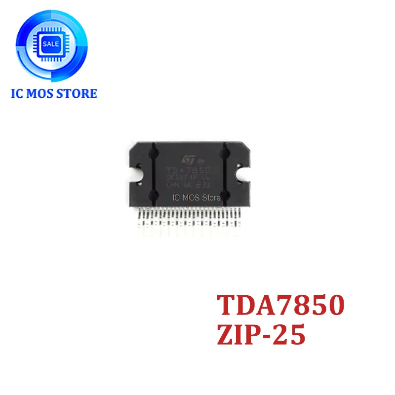 

1/5/10pcs Original TDA7850 Flexiwatt25 4 * 50W linear audio amplifier chip/amplifier IC