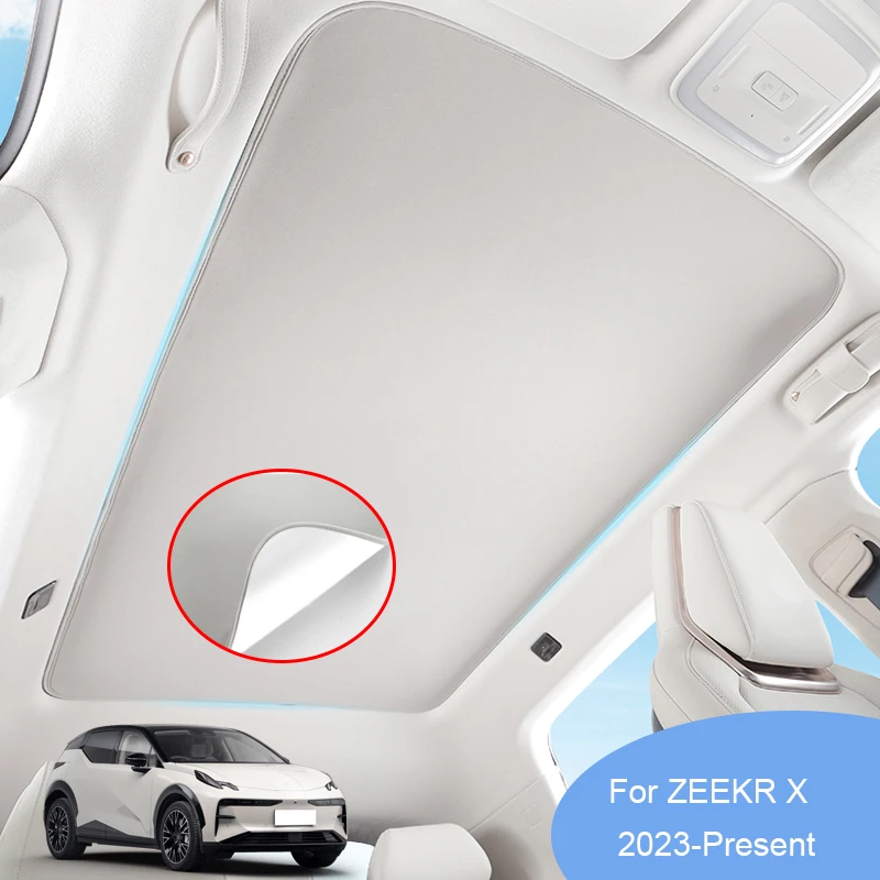 

Car Sunshade Skylight Blind Shading Sticker Electrostatic Adsorption Sunshade For ZEEKR X 2023-2025 Internal Auto Accessories