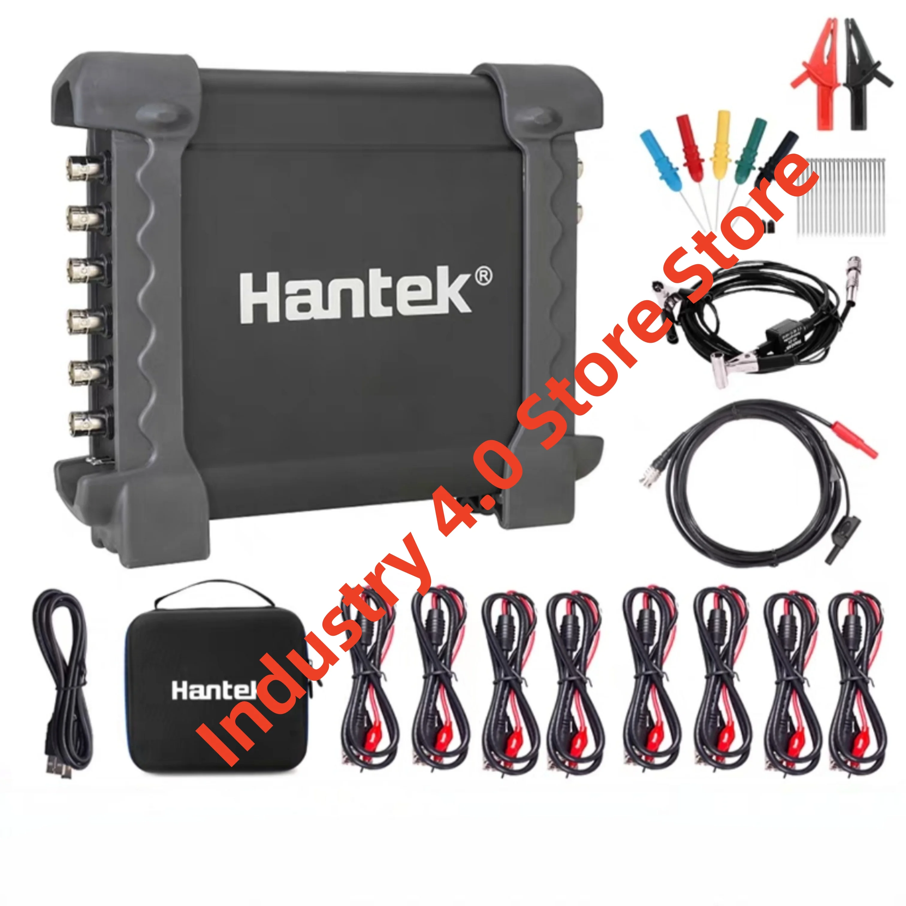 

Hantek 1008C+1PCS HT30A+2PCS HT18A+1PCS P5007 Eight channel USB virtual oscilloscope new original