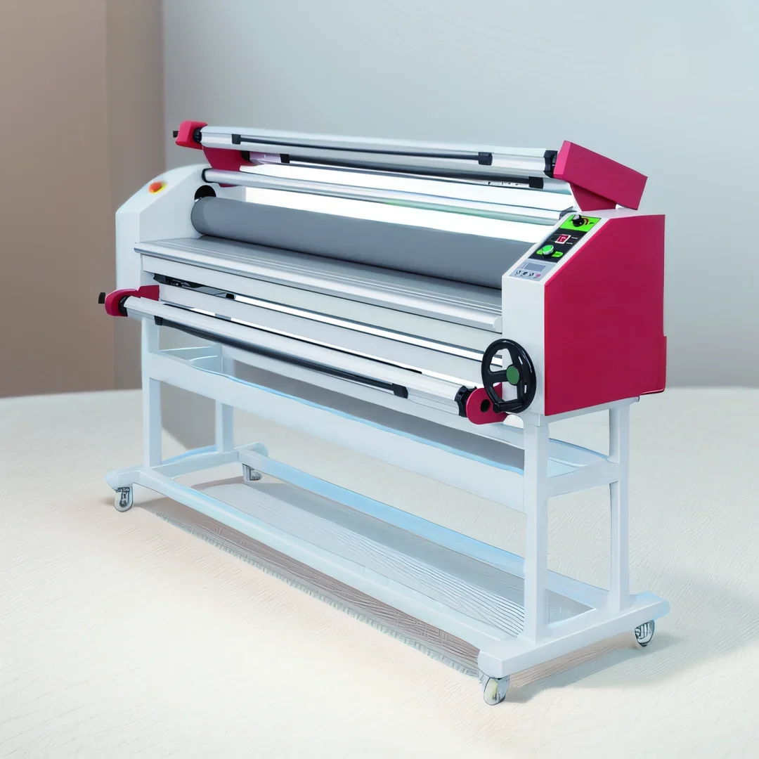 

Allcolor Automatic 1600 Wide Format Hot Laminator Cold Laminating Machine for printing shop