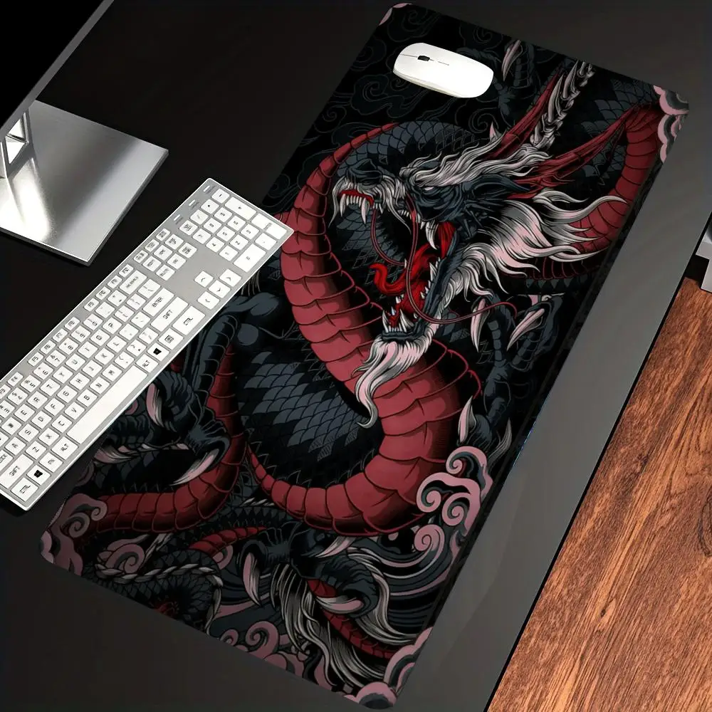 

HYBXAXC Gaming Mouse Pad Large Dragon Gamer Mousepad Computer Gaming Table Carpet Desk Mat XXL Mouse Mat Rubber Keyboard Pads