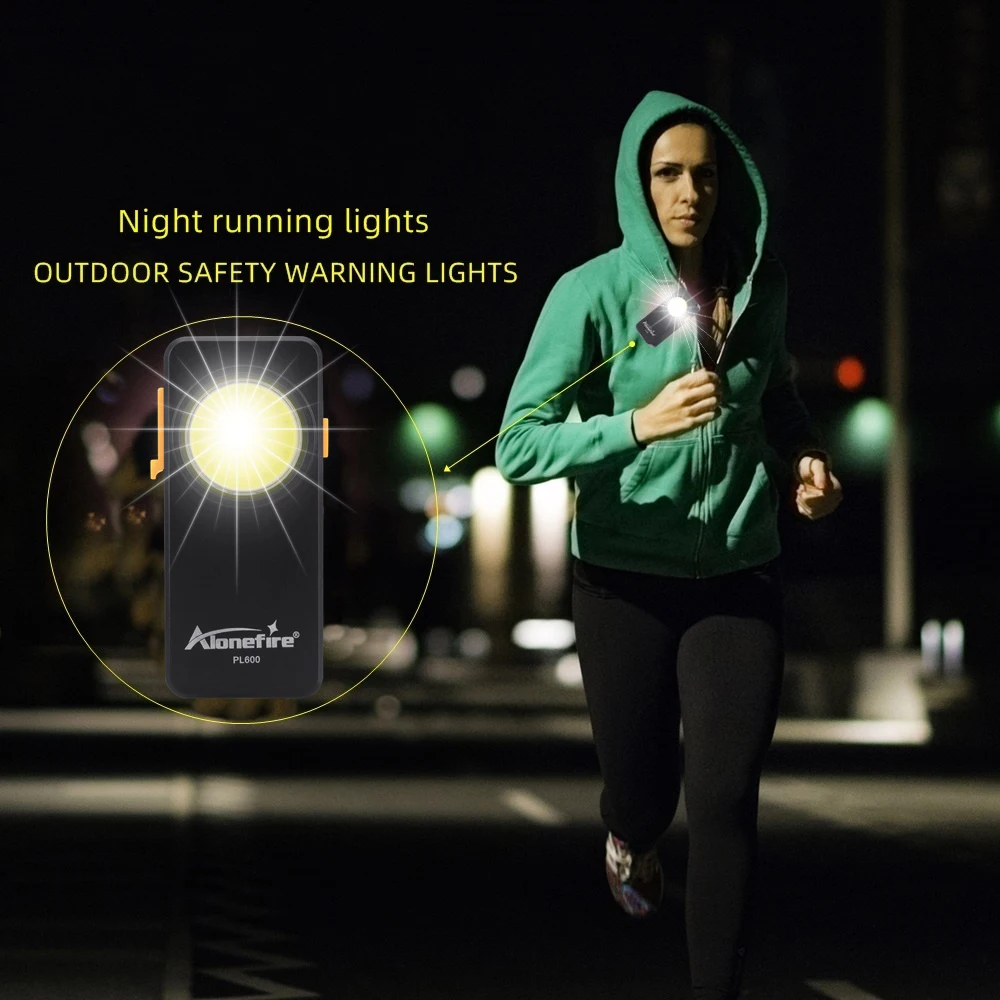 

PL600 USB Rechargeable Portable LED Emergency light Walking Sports Running Outdoor Hiking Nurse Work Camping Safety Warning lamp