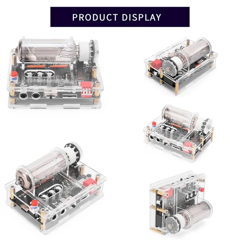 Placa de driver de tubo eletrônico usb de baixa tensão 6e2, medidor vu nostálgico, placa indicadora de nível, música de carro, luz ambiente