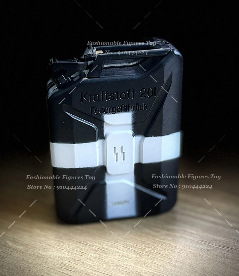 Zbiornik na paliwo w skali 1/6, plastikowy zbiornik, paliwo, scena wojskowa, ozdoba, akcesoria, zabawka, pasuje do figurek akcji DIY 12 cali.