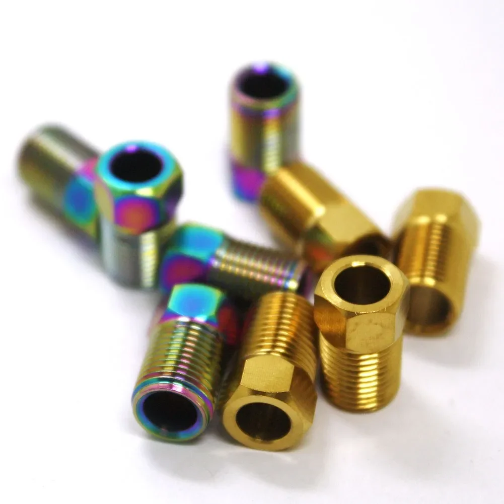 AliExpress M8 Bicycle Hydraulic Hose Screw Bolt Nut For-Shimano GUIDE Alloy Bike Disc Brake Oil Tube Connection