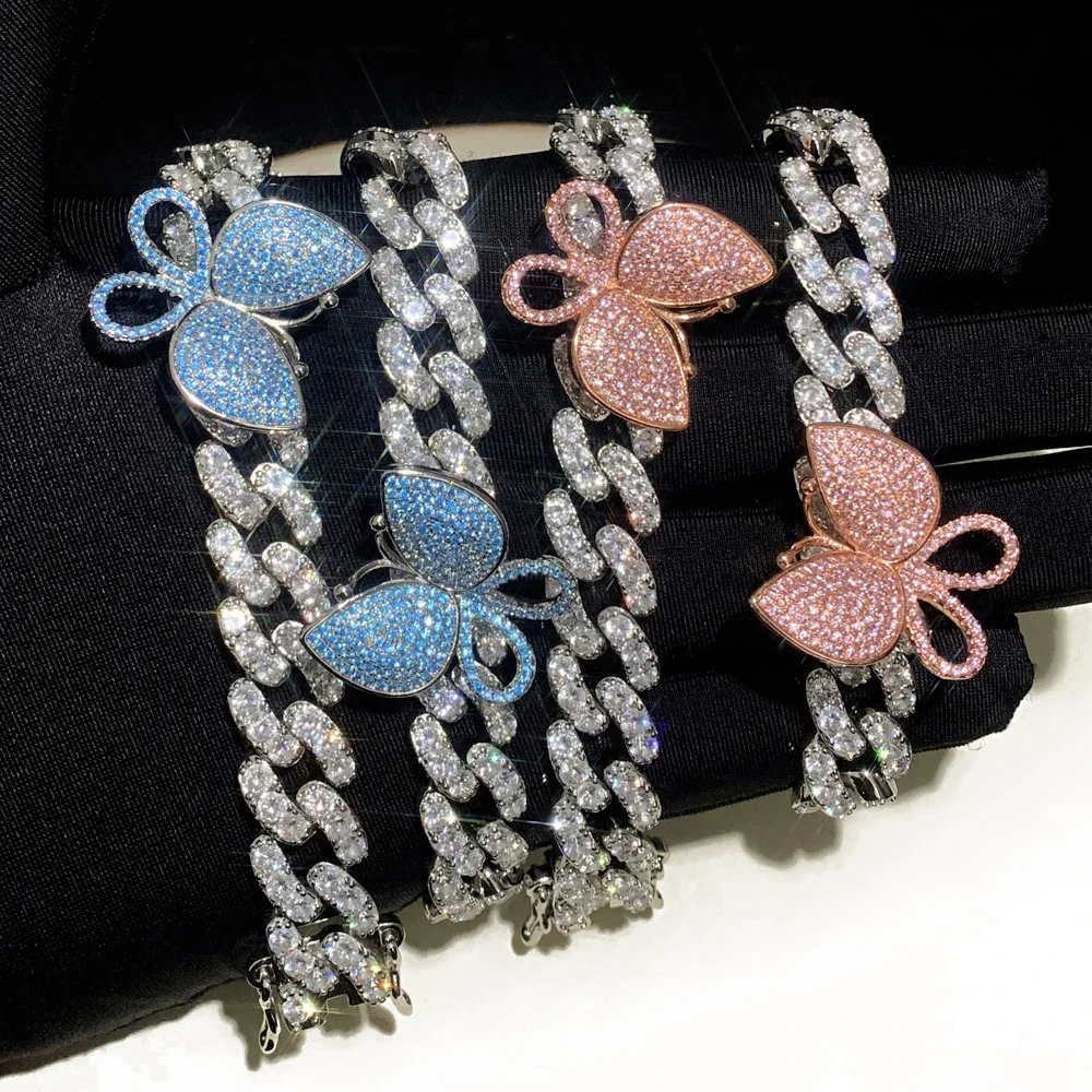 12mm-width-hip-hop-colorful-rainbow-cz-cuban-link-chain-bling-iced-out-zircon-big-butterfly-charm-choker-necklace-for-women