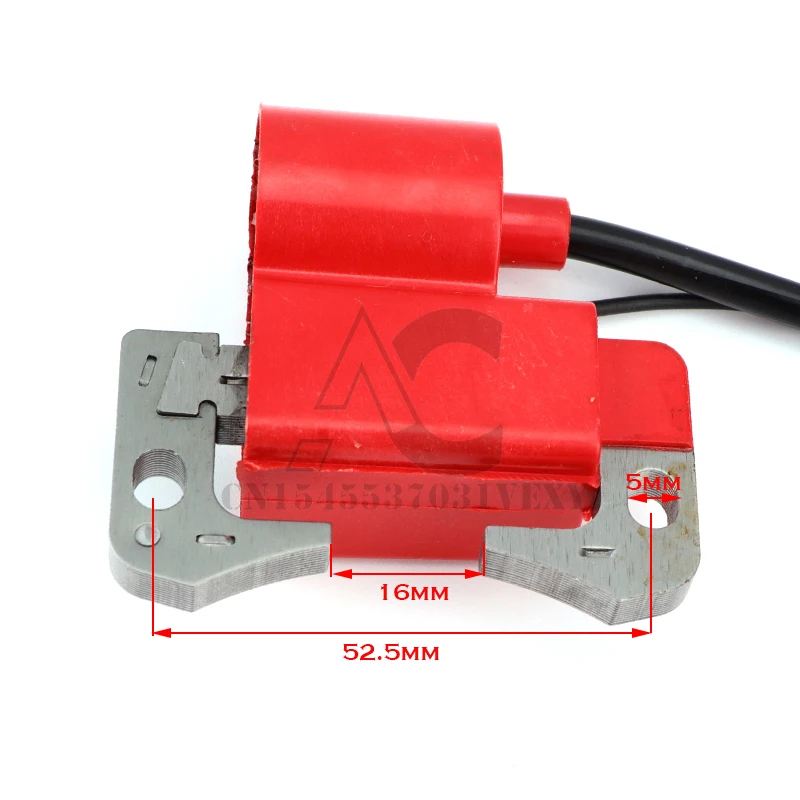 Black Red Performance Ignition Coil for 47cc 49cc Motor Kids Quad ATV Racing Pocket Dirt Bike Motocross