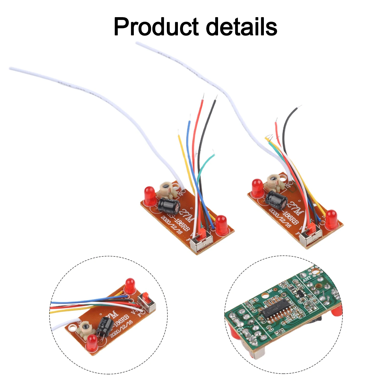 Multi-channel Control Approximately 4 X 2 Cm 27MHz 4.5V-6V Voltage Fiberglass Construction Multi-channel Control