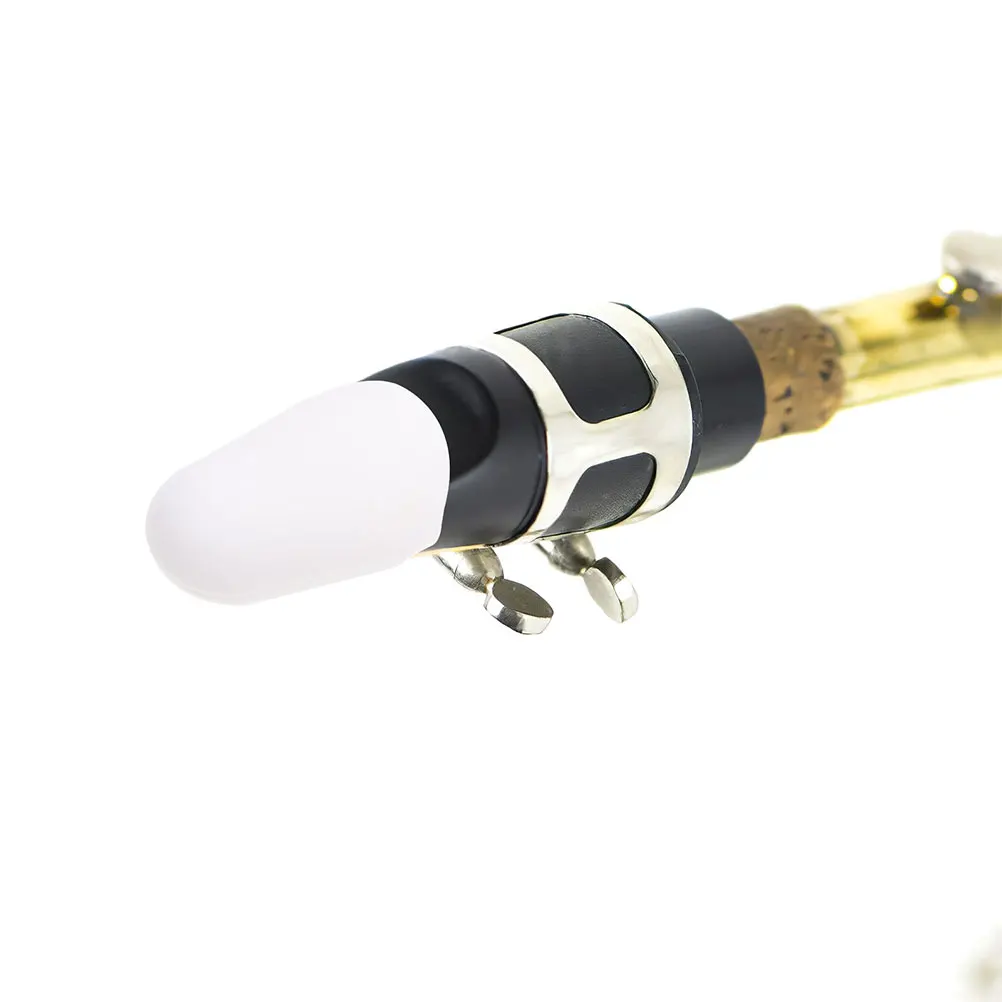 

2 Pcs Musical Instrument Case Clarinet Pitch Mouth Cap Mouthpiece Part Saxophone for