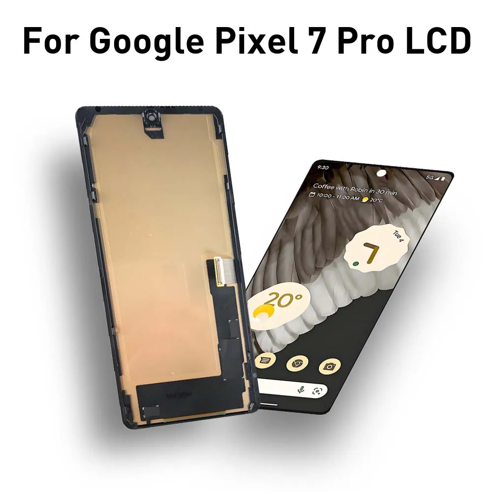 For Google Pixel 7 Pro 6.7'' TFT OLED LCD Display Touch Screen Digitizer Replacement Repair For GP4BC GE2AE GFE4J Models