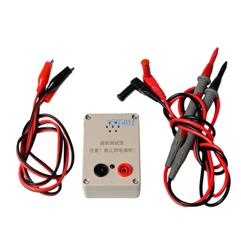 E15A Plastic Continuity Tester Tool With Visual And Audible Alarm For Accurate Wire Testing