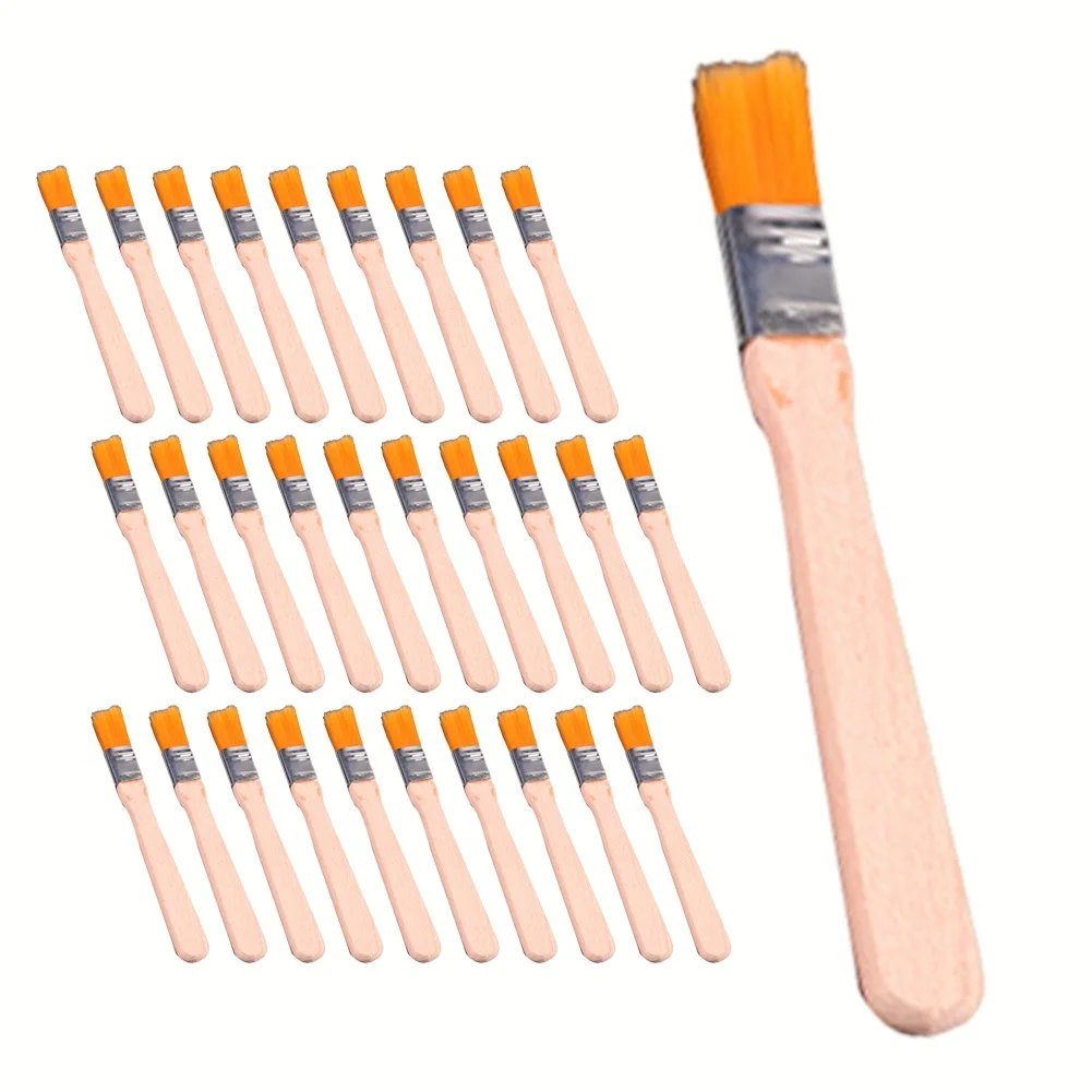 

30pcs/Set Nylon Bristles Art Paint Brushes Multifunction Cleaning Brush Dust Removal With Wooden Handle For Paint Drawing Tools