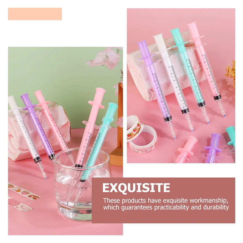 12 Buah Pena Netral Tinta Unggul Ujung Halus Tulisan Portabel untuk Sekolah Plastik Warna-warni Desain Elegan Cepat Kering