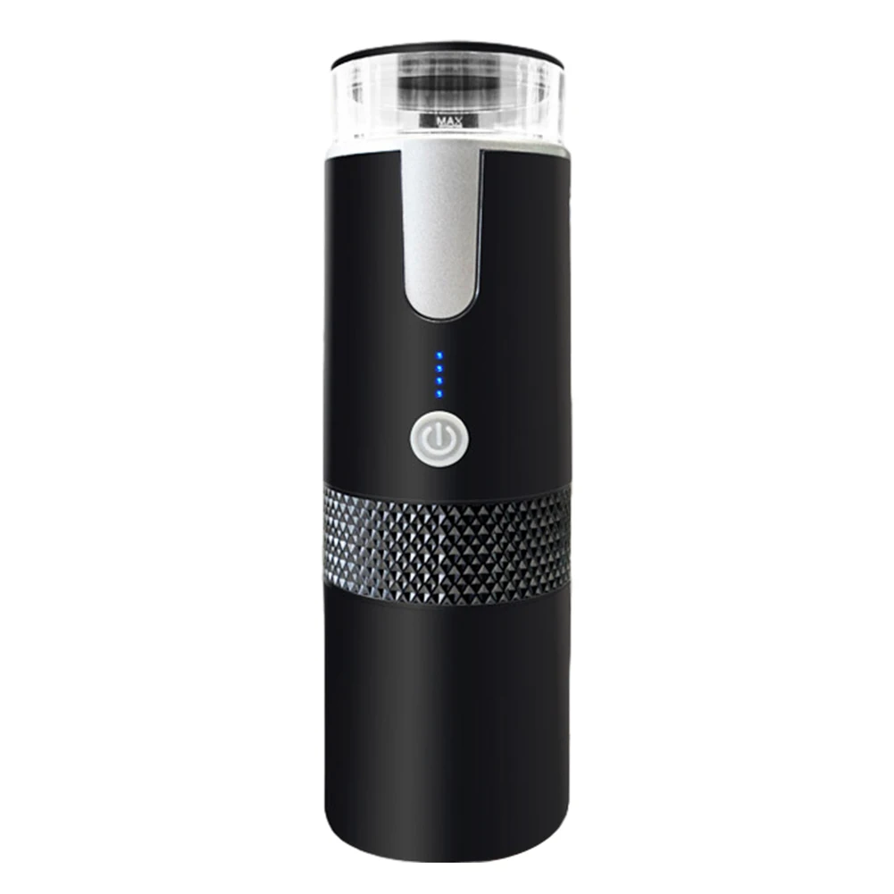 

170ML Capsule Coffee Machine Wireless Automatic Coffee Machine Compatible with Capsule & Ground Coffee for Camping Travel Hiking