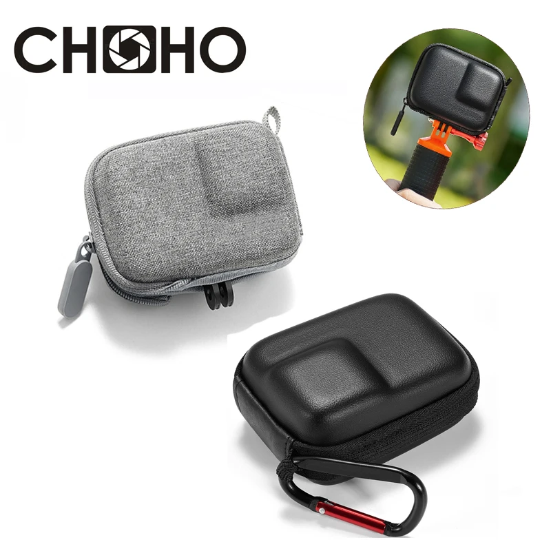 For Gopro 11 10 12 13 Accessories Case Mini Bag Collection EVA Portable Travel Storage Waterproof Half Zip + Lock For Go Pro