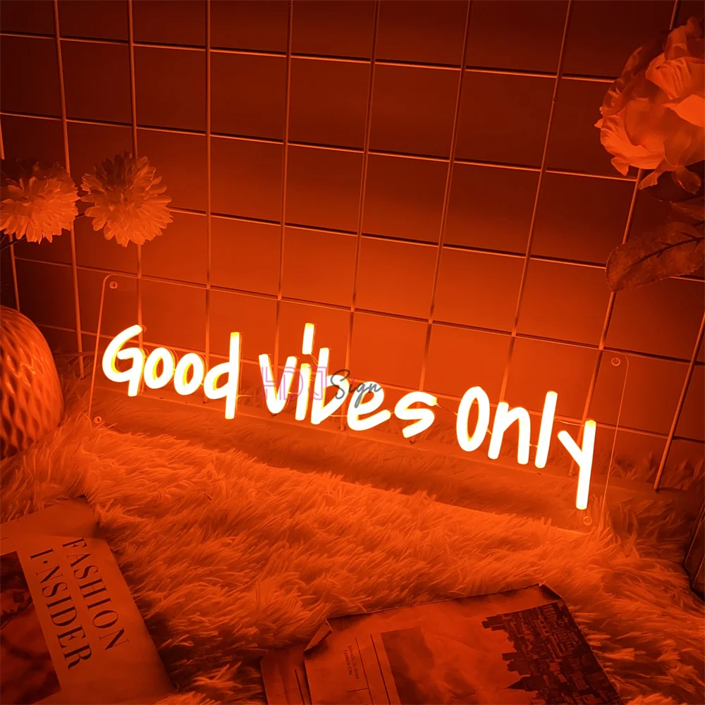 Good Vibes Only неоновая лампа для украшения свадебной вечеринки