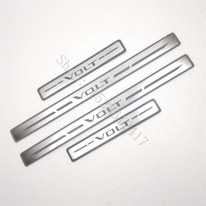 

For Chevrolet Volt 2015 -2024 stainless car door sill protector Thresholds car door guard Stickers Accessories door edg guard