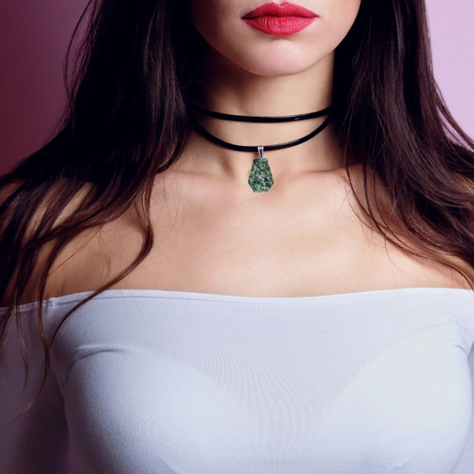 10Pcs Mini Coffin Pendant Charms Premium Natural Gemstone DIY Jewelry Making Necklace Bracelet Halloween Decorations