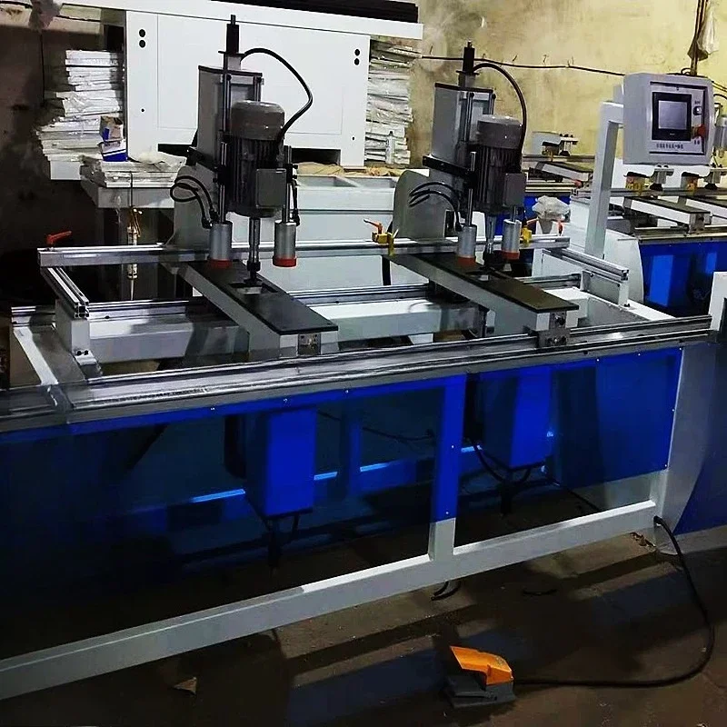 Woodworking machinery Dust-free double-head three-head four-head five-head lower hinge drilling machine
