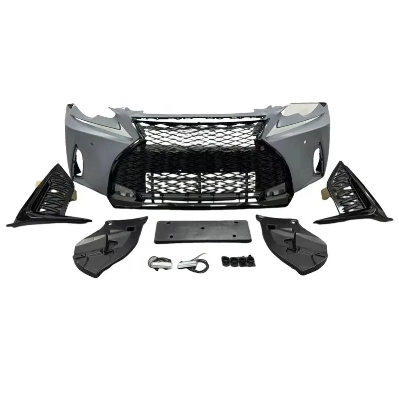 

New val for 13-19 Is200 Is250 Is300 Upgraded 2021style Front Bumper with Grille PP Material