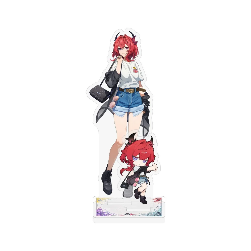 Arknights: Endfield Acrylic Standee Cute Q Version Chen Qianyu Perlica Avilin Anime Figure Desktop Model Plate Display Keychain view 6