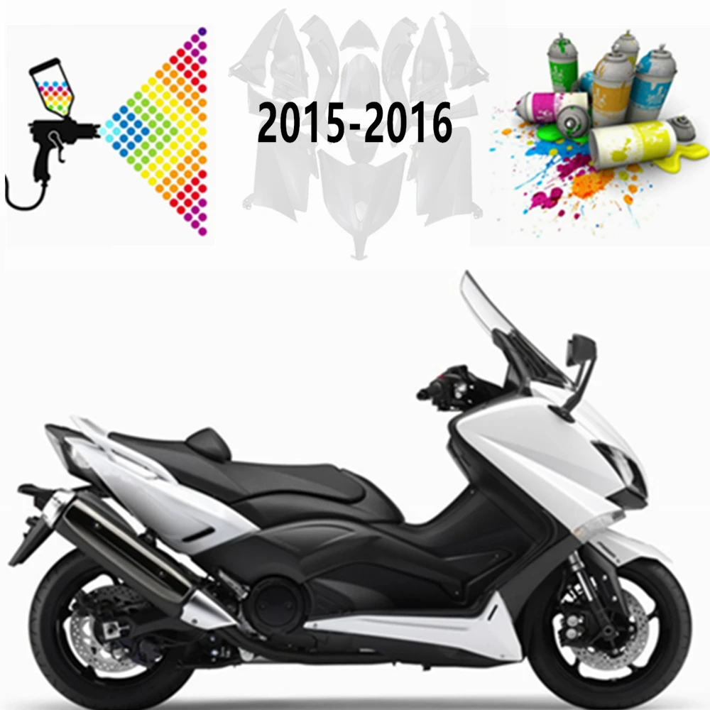 For TMAX530 TMAX 530 2015 2016 Bodywork Cowling Plastic Parts Motorcycle Full Fairing Kit Bright cement gray full color