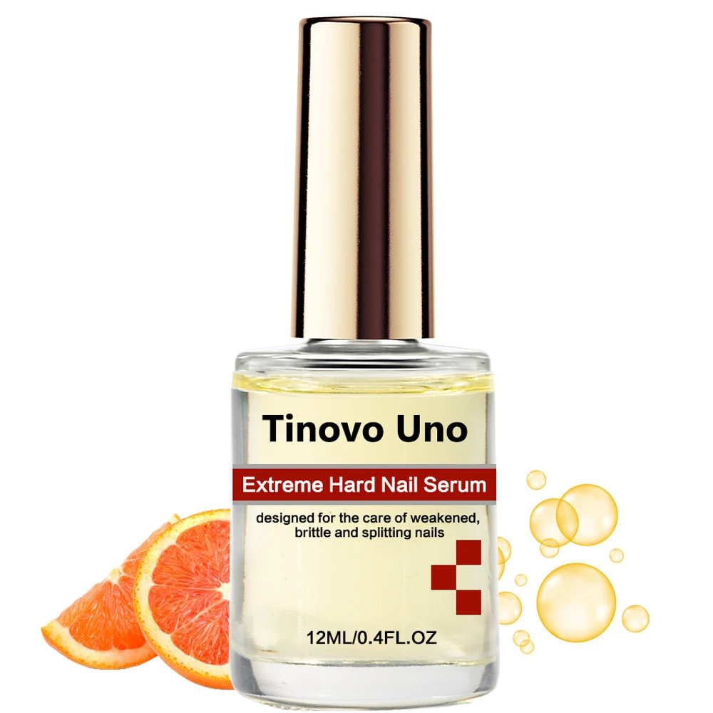 Tinovo Uno Hard Nail Serum น้ํามันหนังกําพร้าเล็บ Cares สําหรับอ่อนแอเปราะ Cracked เล็บ Keratin Nail Hardener Strengthener น้ํามัน