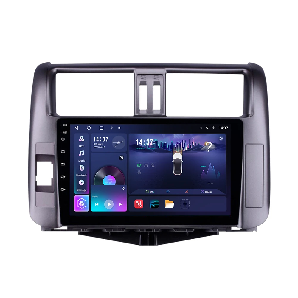 Car DVD For Toyota Land Cruiser Prado 150 2010-2013 Car Radio Multimedia Video Player Navigation GPS Android 10.0