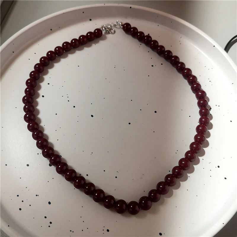 Gothic Y2K Roter Schmetterling Stern Herz Kreuz Anhänger Geist Klaue Choker Charms Halsketten Frauen Ästhetische Accessoires Grunge Schmuck