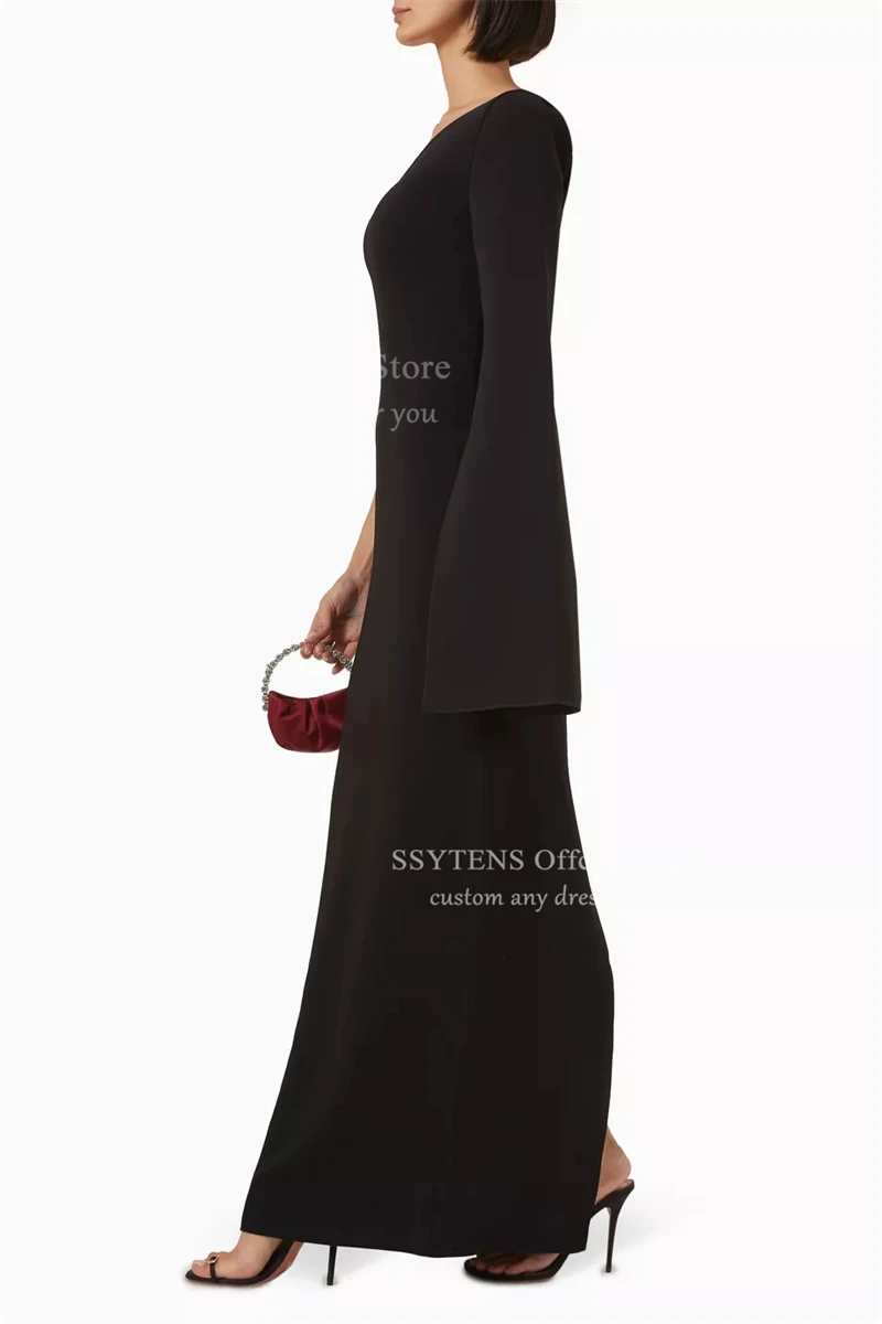 فساتين سهرة أنيقة بحورية البحر من SSYTENS بسيطة بكتف واحد في المملكة العربية السعودية فستان حفلة موسيقية من فساتين سهرة بطول الأرض مخصص