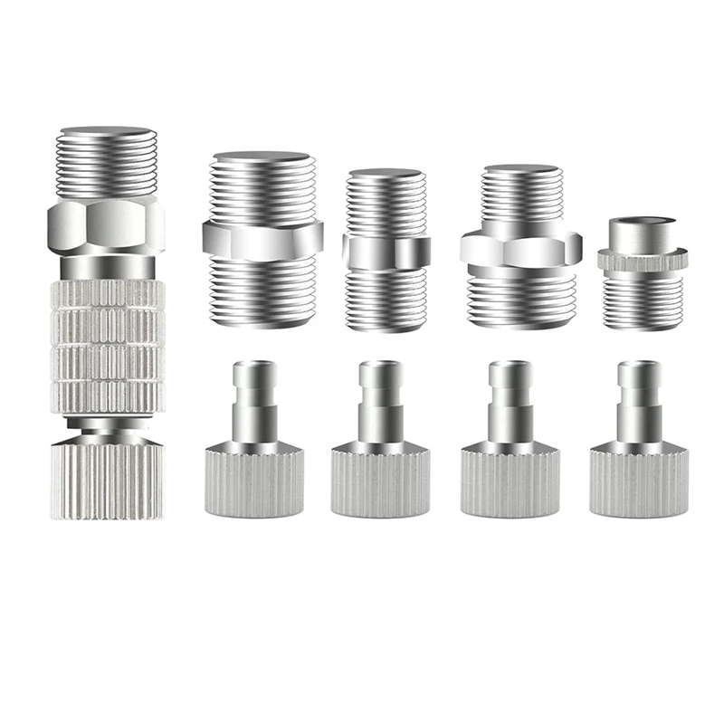 クイックリリースカプラー,エアコンプレッサー用コネクタキット,ホースアダプターセット,13個