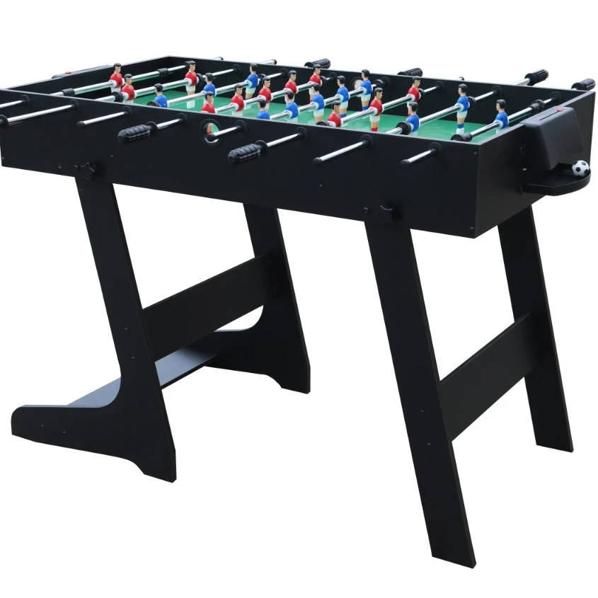 

2021 Hot Model Family Storage 4FT Foldable Wooden Soccer Tablel Foosball Table