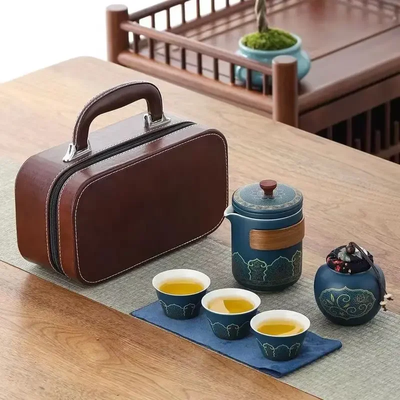 service-a-the-de-voyage-service-a-the-kung-fu-portable-vente-en-gros-tasse-kuaike-en-plein-air-coffret-cadeau-d'affaires-exterieur