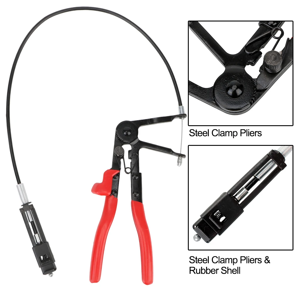كماشة المشبك خرطوم لتصليح السيارات ، نوع الكابل ، الوصول الطويل ، أدوات السيارات ، إزالة الأدوات اليدوية ، خلط الأسلاك المرنة #3