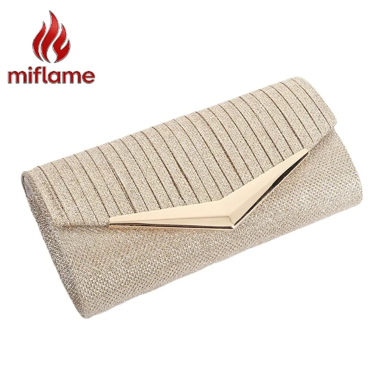 

Solid Color Evening Clutch for Women Flip Flap Chain Purse Formal Party Wedding Banquet Elegant Lady Shoulder Bag