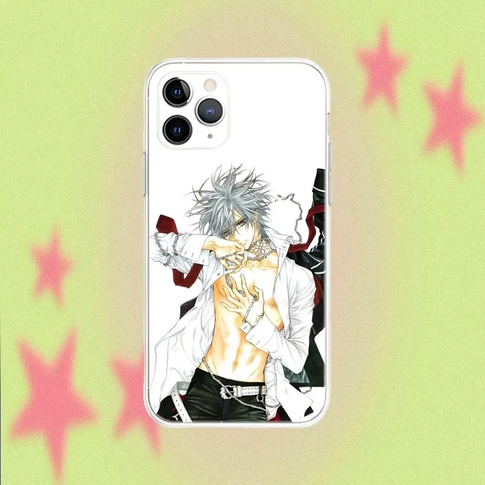 حافظة هاتف Vampire Knight Yuki Zero لهاتف iPhone 16,15,14,13,12,11 Pro,Max,Plus,X,XS,XR,SE,سيليكون شفاف صغير ناعم #6