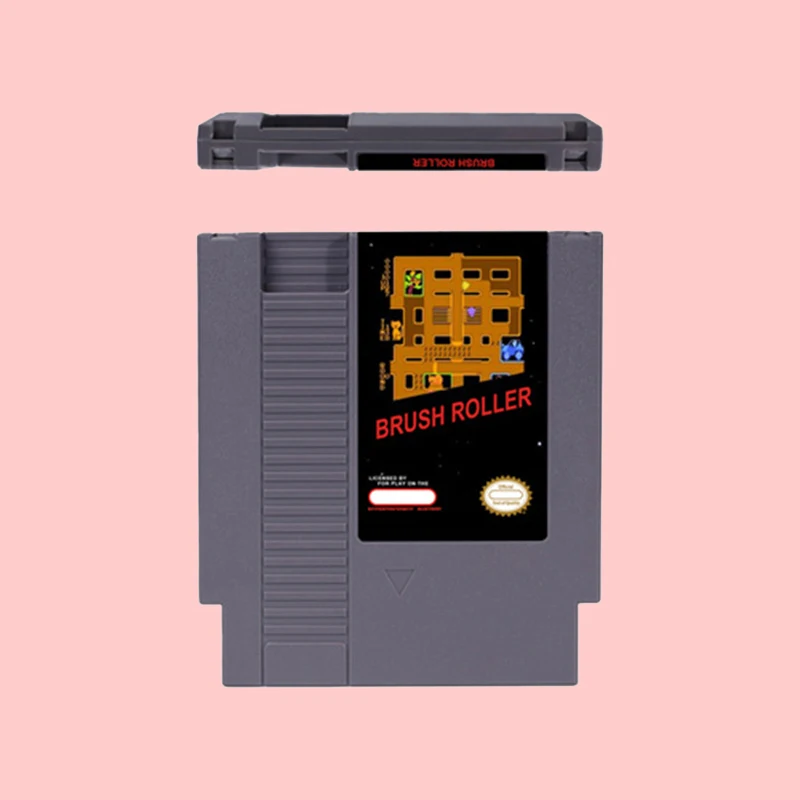 

For Brush Roller 72 pins Game Cartridge for 8bit NES Video Game Console