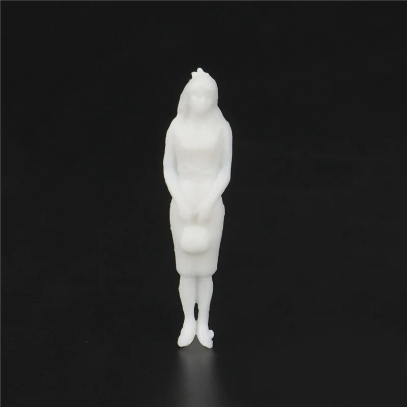 1:50 White Figures Architectural Model Human Scale HO Model Plastic Peoples,20 Pieces
