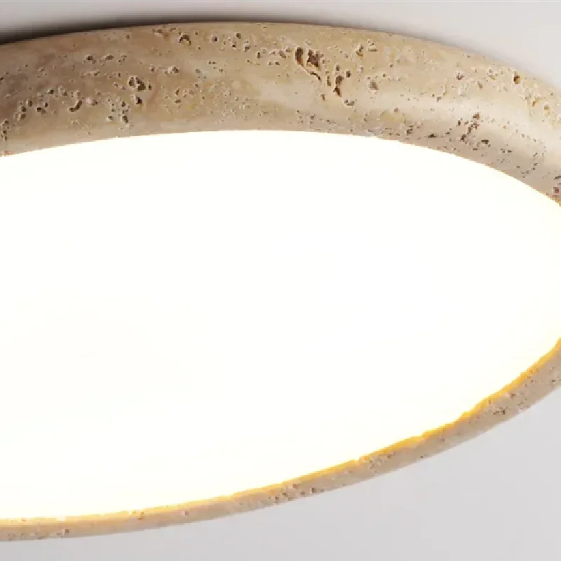 Modern Round Stone LED Ceiling Light 220V for Korea Living Room IoT Lighting Interior Style Lamp
