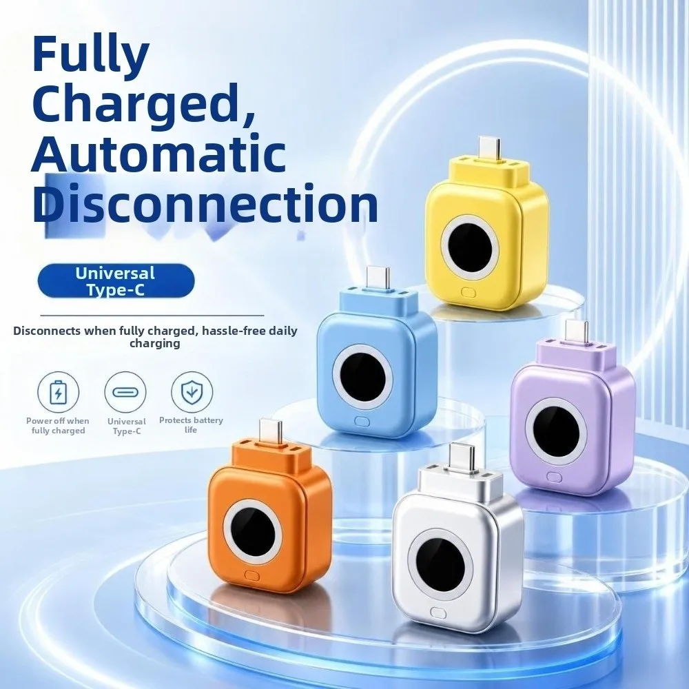 140W Auto Disconnect Charger Adapter Type-C Overcharge Protection Phone Charge Separator Battery Health Universal