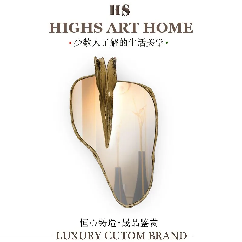 High-end exquisite wall-mounted mirror