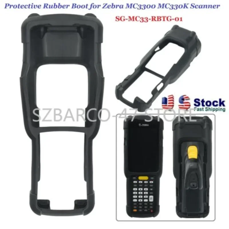 Protective Cover for Zebra MC3300 MC330K Scanner Rubber Case,SG-MC33-RBTG-01