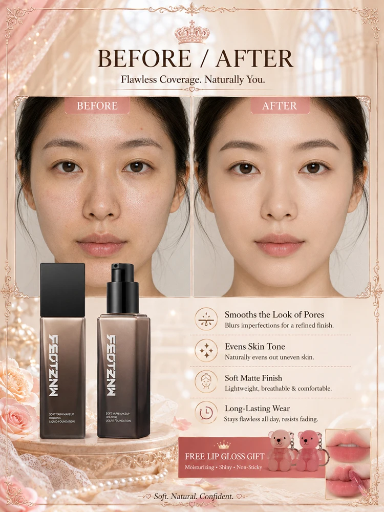 Soft Matte Foundation & Lip Gloss Set — product detail 2